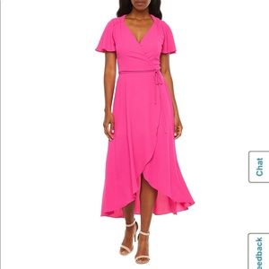 Premier Amour Short Sleeve Wrap Dress